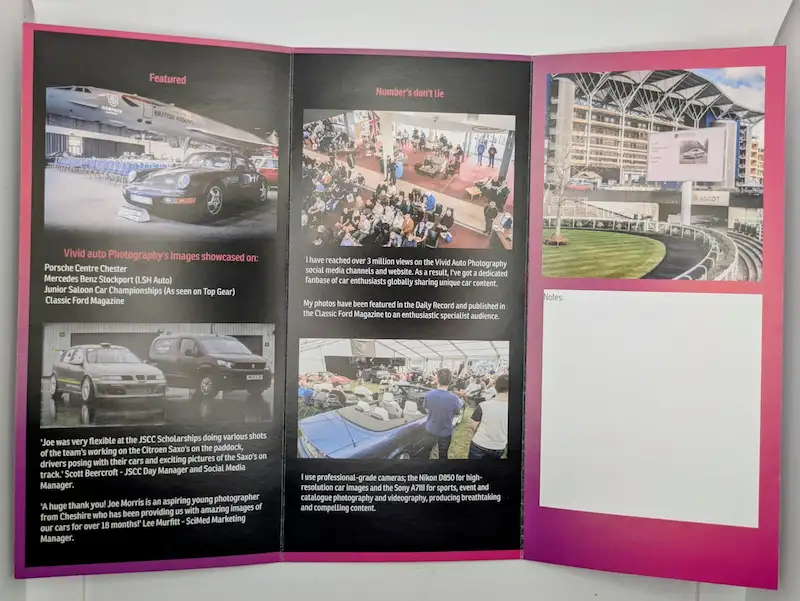 Back of Version 3 Flyer — Proof over promise